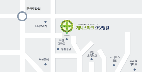 제니스파크요양병원 지도 이미지